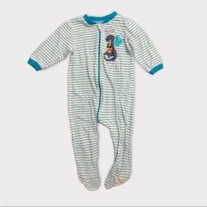 GEORGE | 3/$15 Baby Boy Striped Dragon Sleeper